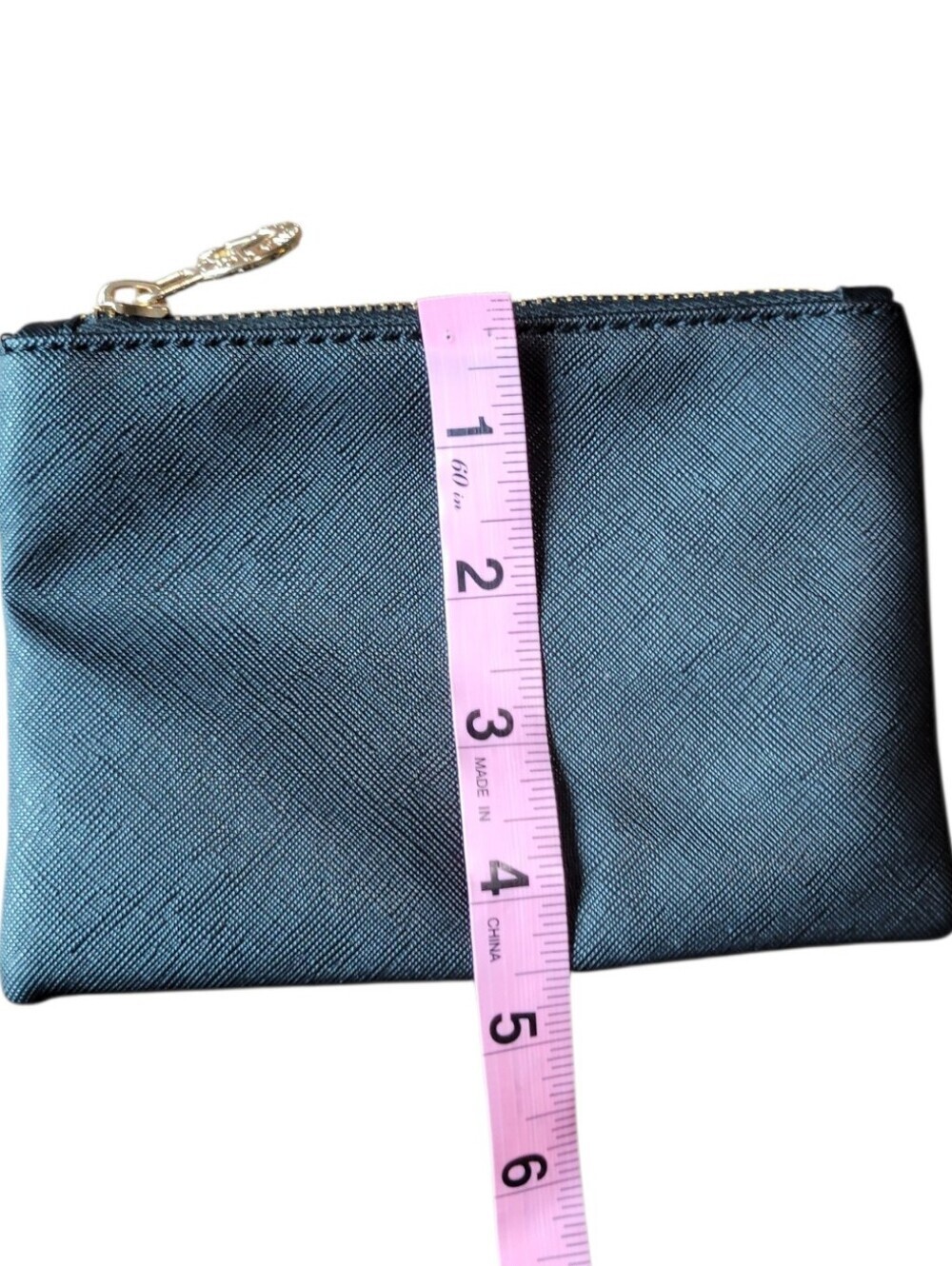Valentino Orlandi Black Zippered Small Pouch Wallet Coin Purse - Picture 7 of 7